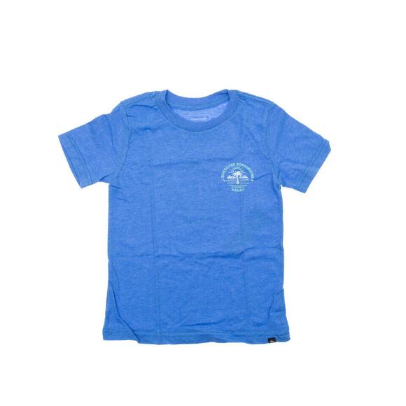 Quiksilver Boy's Hawaii Mountain To Sea T-Shirt Blue Size 6 4387 - Picture 1 of 2